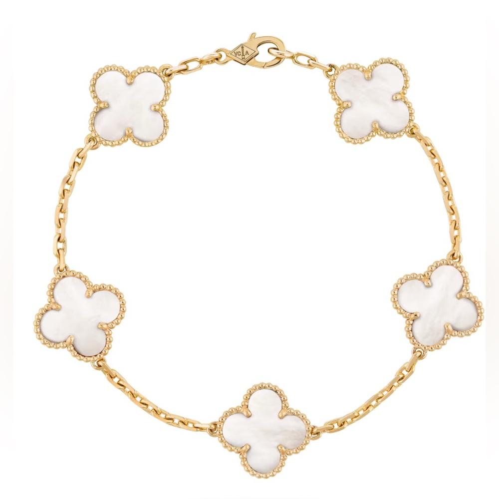 Van cleef Vintage Alhambra bracelet, 5 motifs